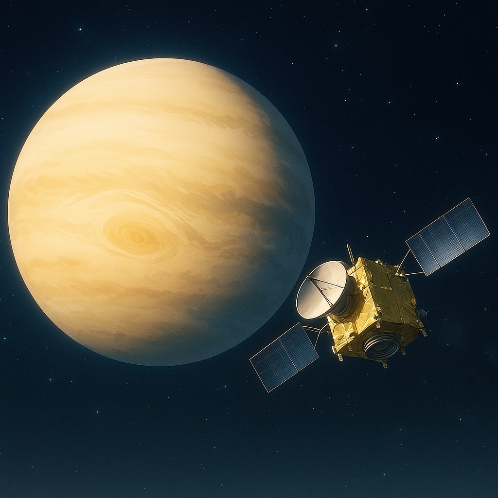 日本のあかつき探査機のイメージ