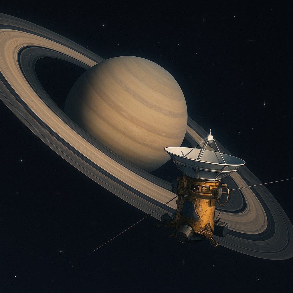 カッシーニ探査機のイメージ