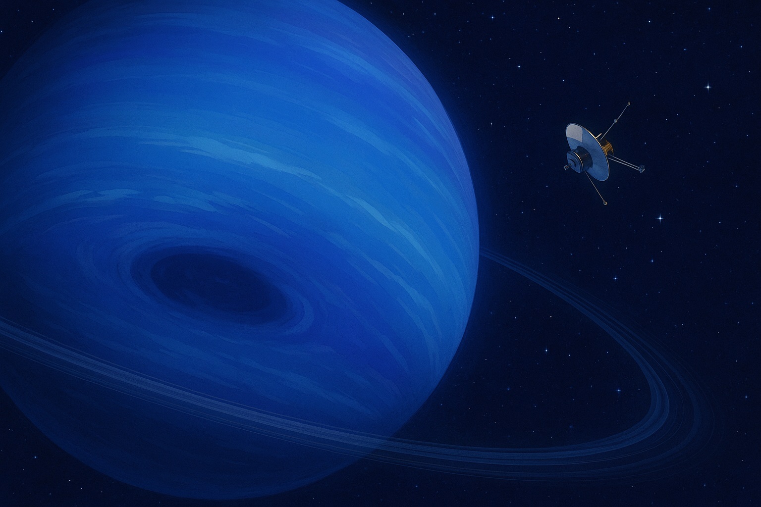 海王星の大暗斑のイメージ